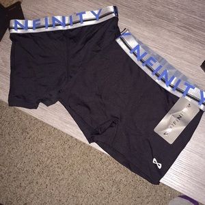 2 pairs of NFINITY brand spandex shorts